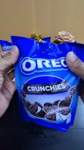 OREO Crunchy Bites  Original คุกกี้โอรีโอ้ ครั้นช์ชี่ส์ คุกกี้นำเข้าจากยุโรป 110g BBF.31/01/26
