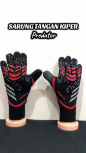 Sarung Tangan Kiper Predator / Sarung Tangan Training Goal Keeper Dewasa Sepak Bola Futsal 8 9 10 Full Latex