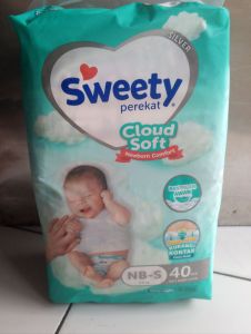 Sweety silver NB-S 40 pcs newborn perekat