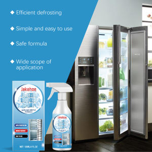 Jakehoe Defrost Spray Fast Acting Frost Remover for Freezer Ice Maker And Car Windows No Scrubbing Needed Quick Ice Melting120ml