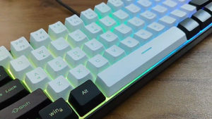 61-key RGB Gaming Wired Keyboard And Mouse Set Colorful MINI Black And White Membrane Keyboard Set