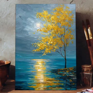 BILIBILI | Serene Modern Golden Landscape Art Jigsaw Puzzle 500/1000/1200/2000PCS Relaxing Hobby Art Collectible Gift
