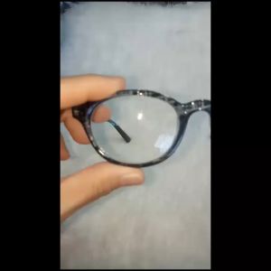 Kacamata Pria Wanita Bentuk Lonjong Motif Kotak Hitam Clear Bening Ready Ukuran +1.00 s/d +3.00 Gaya Terbaru Kekinian LENSA PLUS RABUN DEKAT - BISA COD