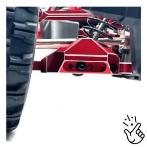 Front and Rear Suspension Protection for Hyper GO MJX 1/10 10208 Accessories Metal Upgrade Parts Kit Rc Model Crawler Car Truck