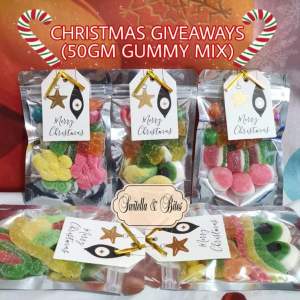 Christmas giveaways Gummy candy mix (12pcs. 50grams.)
