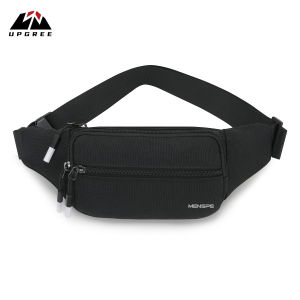UPGREE Sports Chest Bag Waist Bag Crossbody Chest Bag Multi-Functional Fitness Bag Small Waist Pouch Waterproof Wear-Resistant Waist Bag with Adjustable Strap for Workout Running
