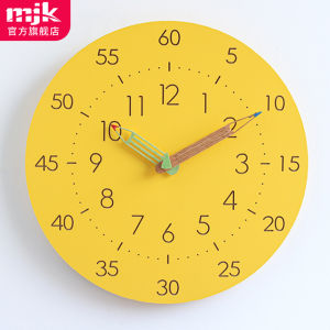 MJK Childrens Wall Clock Silent Simple Personality Living Room New 2025 Home Creative Fashion Clock Hanging Wall