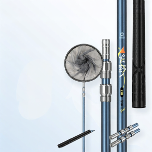 YUZHIYUAN | Mạng Đánh Cá Hoàn Chỉnh Thanh Sợi Carbon Siêu Nhẹ & Cứng Có Thể Mở Rộng