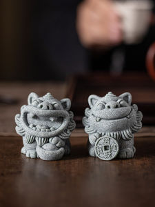 Đồ Trang Trí Bàn Trà Bằng Đá Xanh Quà Tặng May Mắn Hình Con Hổ Mang Theo Cặp Đôi Trang Trí Nhà Cửa Trang Trí Bàn Trang Trí Nhà Cửa