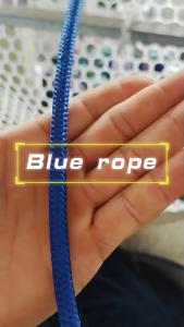 10M/20M Blue rope Blue nylon rope braided rope High strength and wear-resistant lmported from Germany Nylon rope wholesale 6MM/8MM/10MM