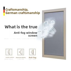 Anti-Pollution Nano Mesh Window Screen Breathable Enhanced Density Water-Resistant PM2.5 Filter Mosquito Proof Home Use