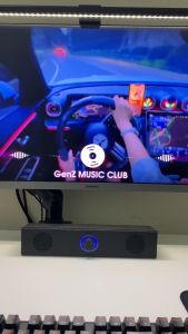 Loa máy tính để bàn có dây siêu BASS cực đã cho PC Laptop Tivi có LED âm thanh cực chất dây cắm dài 1.6 mét.