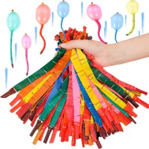 100Pcs Fun Rocket Screaming Balloon Bright Color Balloon Rocket Giant Flying Whistle Balloons Go Up To The Sky Kids Party Toys