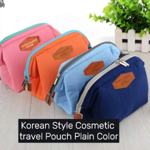 CHAINSHOP Korean Style Cosmetic travel Pouch Plain