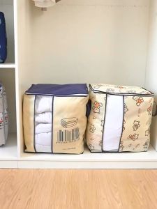 Túi Vải Đựng Chăn Mền Quần Áo Đồ Chơi Cho Bé Có Quai Xách Chống Bụi Tiện Lợi