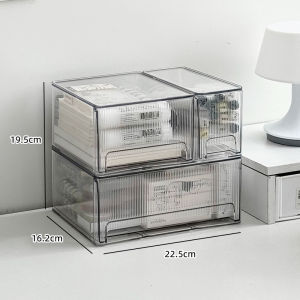 Hộp Đựng Đồ Acrylic Ngăn Kéo Hộp Đựng Đồ Dùng Văn Phòng Phẩm Cho Học Sinh Hộp Đựng Bút Chì Hộp Đựng Đồ Để Bàn Dung Tích Lớn