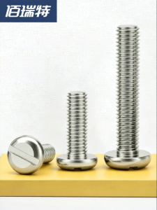 BAIRUITE | Round Head Slotted Screw Stainless Steel