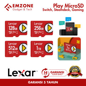 🔥100%Original Product+FREE Shipping+Free Send adapter+card reader🔥Lexar MicroSD Play Series 128GB 256GB 512GB 1TB 2TB High Performance MicroSDXC UHS-I A2