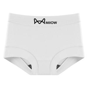 MiiOW | Antibacterial Cotton Womens Underwear Mid-waist Flat Brief