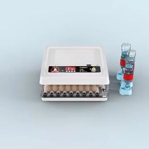 【DUAL POWER】Egg Incubator 130 Eggs Fully Automatic Egg Incubator Intelligent Digital Hatcher Brooder with Temperature Control and Auto Turning for Hatching Chicken Duck Goose Quail Birds Incubators for Farm