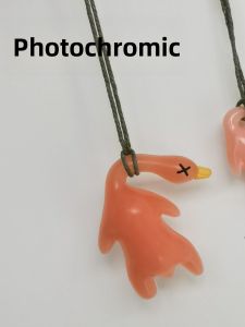 Color-Changing Roast Duck Mobile Phone Keychain Car Ornament Stewed Goose Mobile Car Decoration PVC Material Zodiac Themed