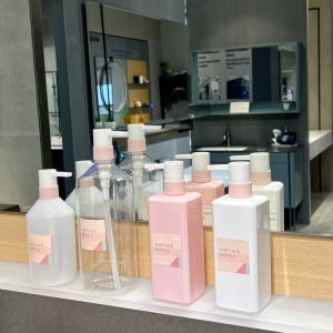 Large Capacity 1000ml Plastic Refill Bottle for Hair Salon Bath Soap Hand Wash European Style Pure Color Bathroom Liquid Dispenser