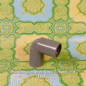 sambungan Pipa Knee L  knei knie 3/4  inch 3/4 3/4in