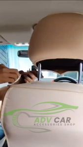 Car Seat Headrest Good Leather Double Hook Multifunction Storage Organizer Hanger Universal Seat Back Hooks For Handbag