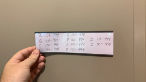 30pcs Magnetic Label 75mm*25mm / Holder Magnetik Label / Price Tag Magnetik