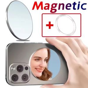 Magnetic Phone Selfie Mirror for Apple Magsafe IPhone 15 Pro Max Phone Back Camera Mirror for Wide Angle Selfie Vlogging Video