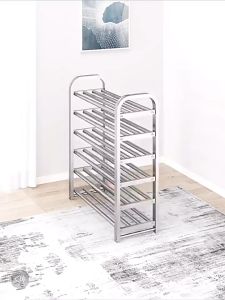 𝗛𝗢𝗩𝗘𝗟𝗦𝗛𝗢𝗣 Rak Sepatu Stainless Steel 3 4 5 Susun Multifungsi Organizer Sandal Kokoh Serbaguna