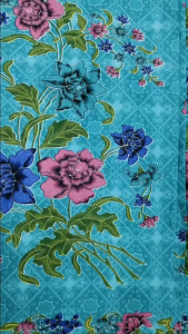 Traditional Javanese Batik Sarong Floral Embossed Pattern / Kian Batik Terengganu / New Viral Batik Fabric Design