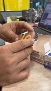 ไส้กรองน้ำมันเครื่อง KAWASAKI KSR125 Z125 ZX130 SSR110 ของแท้ ใช้กับเครื่อง 100-150cc ไส้กรองKawasaki KSR125