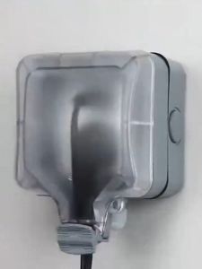 Outdoor Waterproof Socket IP66 Rainstorm-proof Charging Socket Rainproof Splash-proof Power Outlet