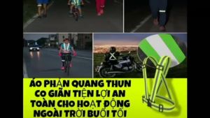 ÁO PHẢN QUANG THUN CO GIÃN TIỆN LỢIPHÙ HỢP DI CHUYỂN HAY THỂ THAO NGOÀI TRỜI BAN ĐÊM[NHÀ SẢN XUẤT] (1 CÁI )