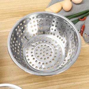 SHUQUE | Rổ Lọc Tròn Có Lỗ Lớn Dày