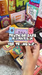 Bộ bài Nói Hay Làm Ver Trường Lớp gồm 50 lá Trò chơi Truth Or Dare Lói Hay Lèm dành cho học sinh ver trong sáng