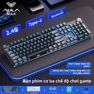 AULA | Bàn Phím Cơ Đa Chế Độ 108 Phím cho Gaming & Văn Phòng