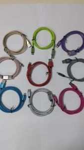 Nylon Data Cable Super Fast Charger USB A To Type C Charging Cable Highspeed Data Transfer For Android Phone Charging Device
