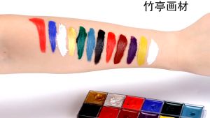 12 Colors/Set Oil Face Paint Body Painting Pigment Art Theme Party Halloween Fancy Dress Make Up Tool