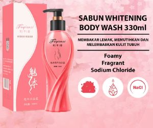 Pelangsing Shower gel Slimming Body Wash Sabun Pemutih Badan 330ml Memutihkan dan melembabkan/menurunkan berat badan dan mengencangkan kulit/Tidak usah olahraga dan diet
