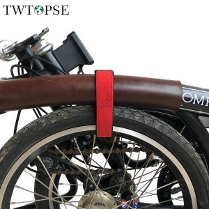TWTOPSE โครงจักรยานล้อคงที่สําหรับจักรยานพับ Brompton 3SIXTY PIKES สายยึดห่วงกางเกงปั่นจักรยาน1คู่