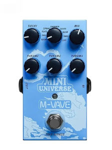 M-VAVE | MINI-UNIVERSE Electric Guitar Reverb Effect Pedal 9 Reverb Effects Room/Shimmer/Lofi/Spring Reveb Guitar Pedal Parts