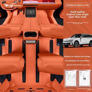 CO | Universal Full Surround Threshold Car Foot Mats Rear Trunk Mat