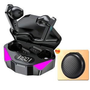 TWS Wireless Bluetooth Headset LED Display Gamer Earbuds with Mic Bass Audio Headphones Noise Cancelling Bluetooth Earphones X15