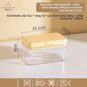 MODERN SWEETHOME | Hộp Lưu Trữ Bơ Cắt Phân Loại Đóng Kín Chất Liệu An Toàn Thực Phẩm Có Dao
