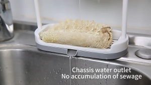 Rak Penyimpanan Dapur Cleaning Cloth Hanger Multifunction SpongeTowel Holder Kitchen Organizer Rack Vertical Soap Storage Racks Kitchen 厨房收纳架