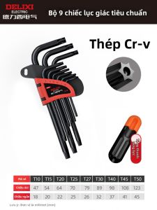 DELIXI Electric | Bộ Tuýp Lục Giác Cứng Cao Hình Sao