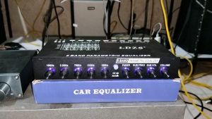 Thiết bị cân bằng âm thanh LDZS cao cấp có điều chỉnh EQ 5 79 chế độ cân bằng có chế độ cắt SUB đầu vào CD/AUX.