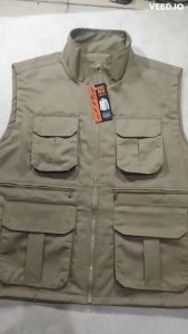 Rompi pria keren distro terbaru 2023 rompi pria dewasa Rompi Taslan Sleeveless Casual Rompi Dengan Zipper Modern - Lazada